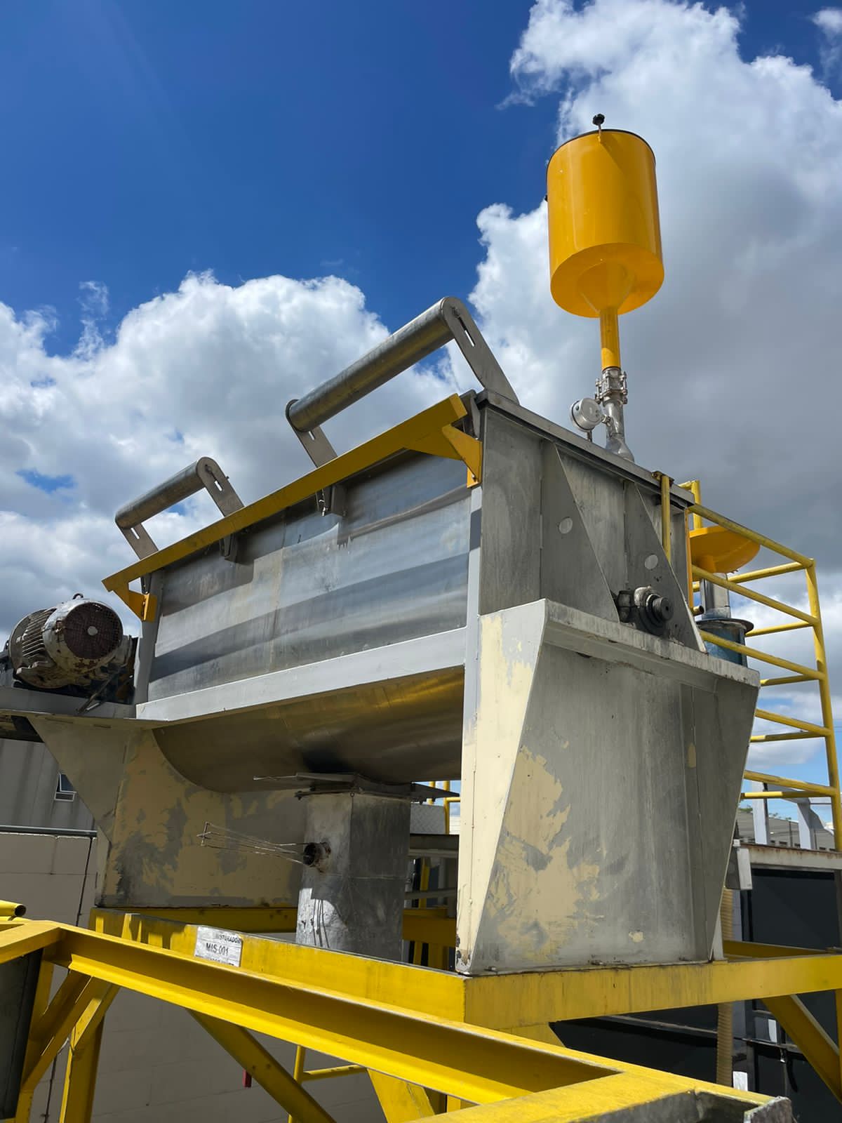 RIBBON BLENDER 1.000L AÇO INOX Equipamentos Nei